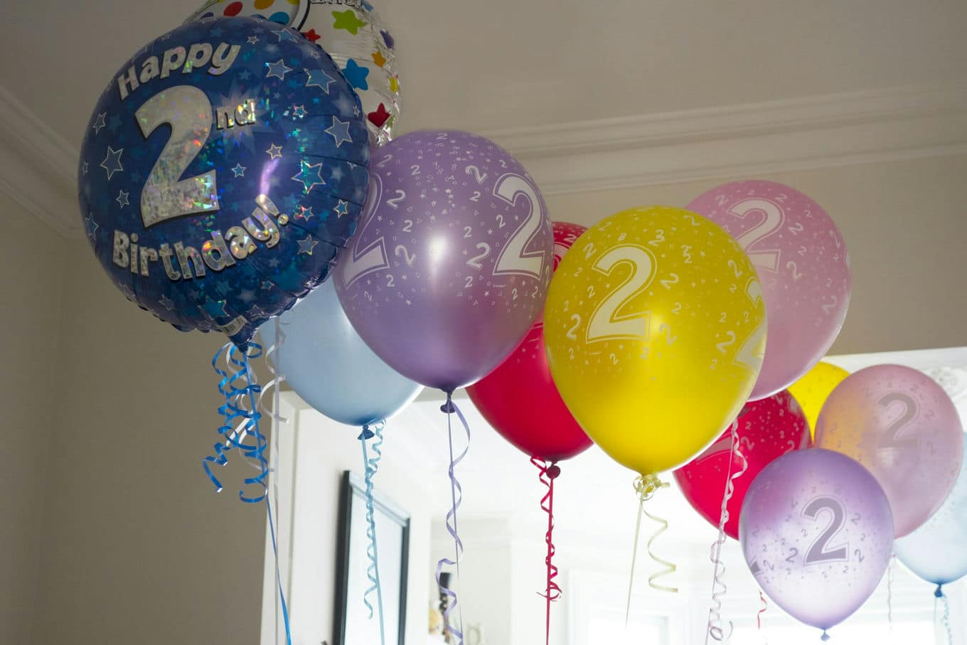 balony na drugie urodziny
